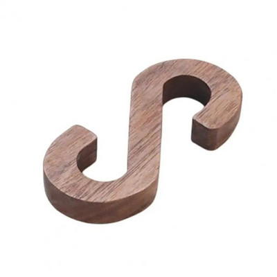 NOVO Nordijski stil Slovo od crnog oraha Ukrasna kombinacija slova Zidna dekoracija DIY Slovo Dekoracija doma Drvena abeceda