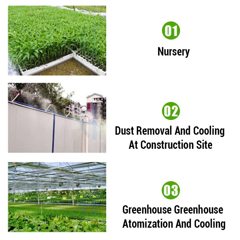 10 TK 6MM Black Cross udupihustusotsik tilkumisvastane seade Aia muru udutamine Niisutus Kastmine Pihustamine Kasvuhoone jahutus