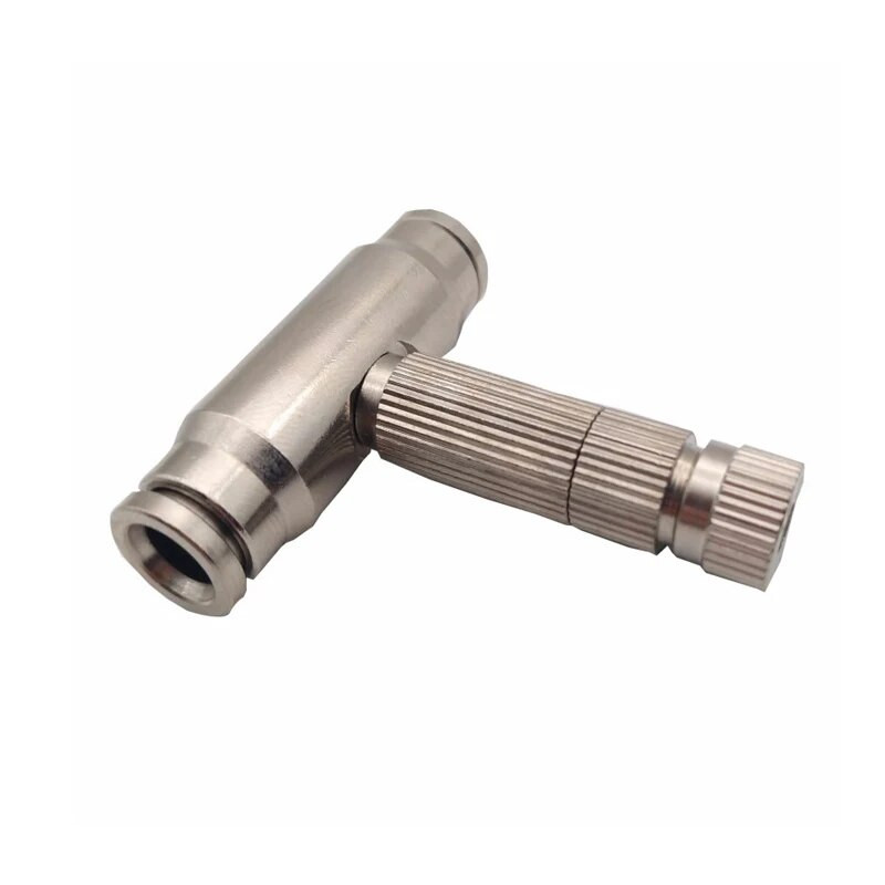 Duză de pulverizare pentru ceață de înaltă presiune Tee 1/4 inch 3/8 inch Conector de racord pentru țeavă cu inserție rapidă