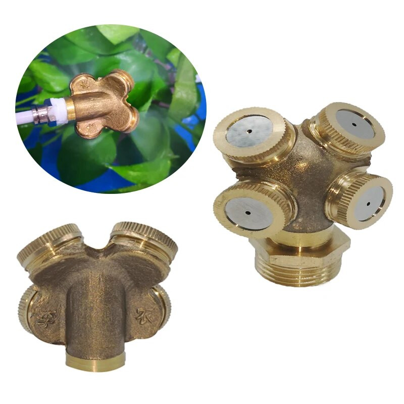 Uued 2tk messingist udupihustid, 1/4`` 1/2`` aia kastmise piimafarmi jahutuspihustid