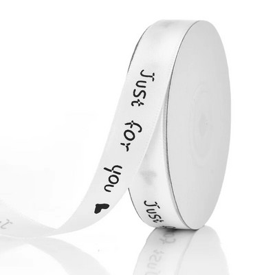 Polüestersatiinpaelad just teie jaoks Prindipael Kingi lilledega pakkimispael nöör DIY vibusõlme pulmakaunistus 25 jardi x 1,5 cm