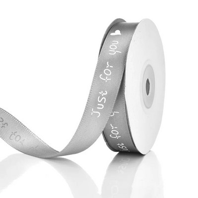 Polüestersatiinpaelad just teie jaoks Prindipael Kingi lilledega pakkimispael nöör DIY vibusõlme pulmakaunistus 25 jardi x 1,5 cm