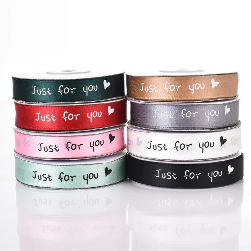 Polüestersatiinpaelad just teie jaoks Prindipael Kingi lilledega pakkimispael nöör DIY vibusõlme pulmakaunistus 25 jardi x 1,5 cm