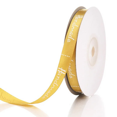 25 jardi 3/8 inča (10 mm) ručno rađena dizajnerska poliesterska vrpca za mašne Zanatske svadbene zabave DIY dekoracija Poklon pakiranje Pribor