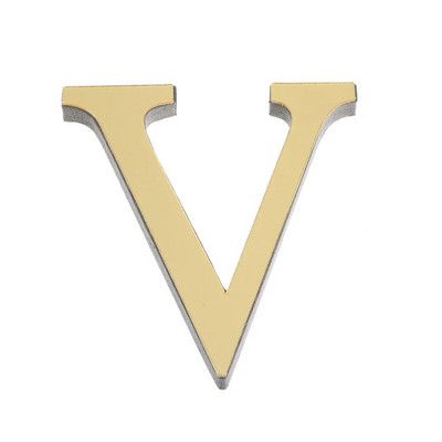 Uued 10cm/15cm 26 Inglise tähed isetehtud 3d peegel akrüül seinakleebised kleebised moodsa kodukaunistusega seina kuldse kunsti seinamaalingud