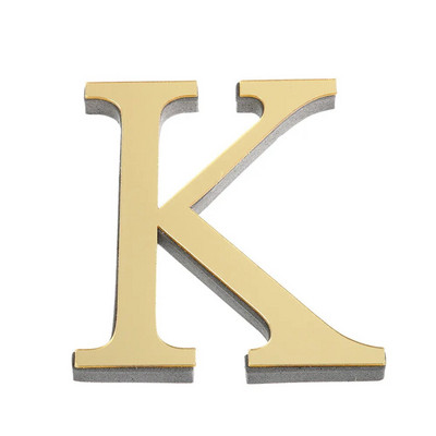 Uued 10cm/15cm 26 Inglise tähed isetehtud 3d peegel akrüül seinakleebised kleebised moodsa kodukaunistusega seina kuldse kunsti seinamaalingud