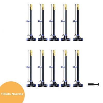 Reguleeritavad 360° pöörlevad veepihustid 20 cm universaalne sprinkler 8 mm sirge tõukelukuga vuugi niisutamise pihusti