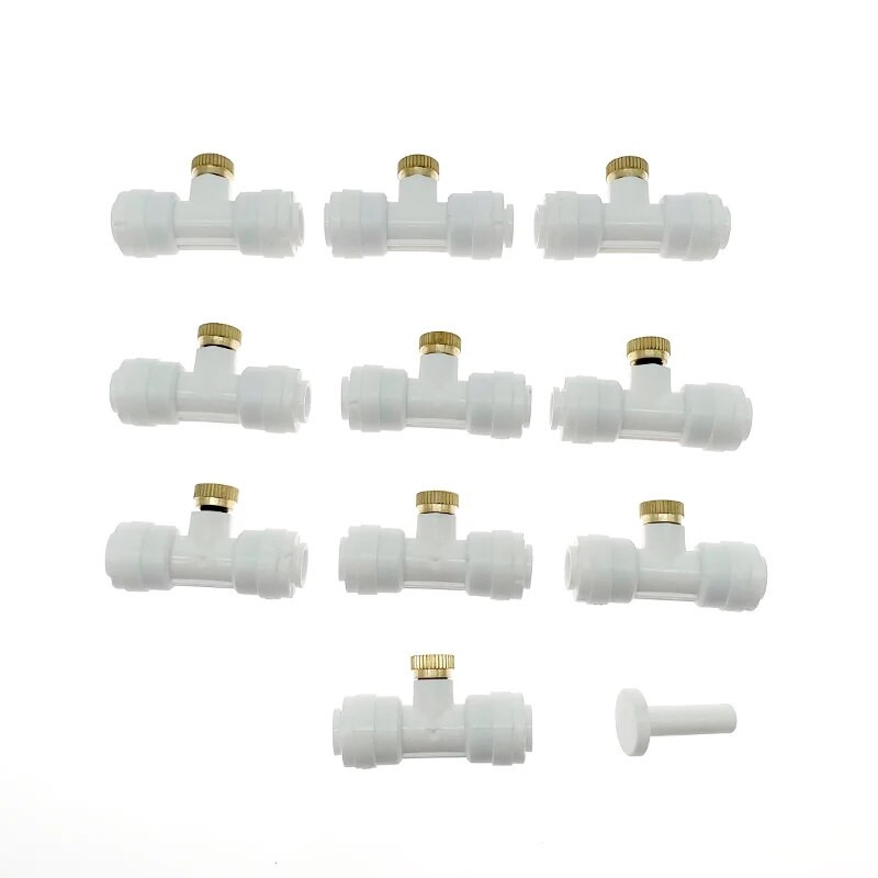 Naujausias lauko sodo purškimo purškimo purkštukas vandens rūko purškimo antgalis su sriegiu 10/24 UNC Tees Atomizador