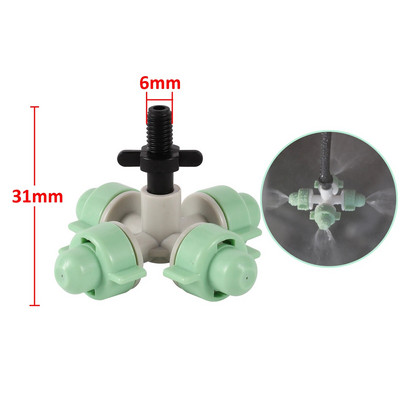 Rippuv tilkumisvastane uduotsik Kastmiskomplekt Aiatalu Niisutussüsteem Vihmutusseade Jahutus Haljastus Niisutuspihusti