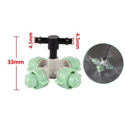 Rippuv tilkumisvastane uduotsik Kastmiskomplekt Aiatalu Niisutussüsteem Vihmutusseade Jahutus Haljastus Niisutuspihusti