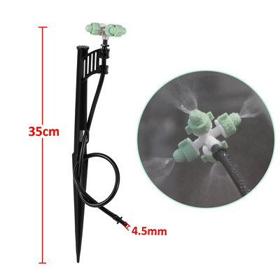 Rippuv tilkumisvastane uduotsik Kastmiskomplekt Aiatalu Niisutussüsteem Vihmutusseade Jahutus Haljastus Niisutuspihusti