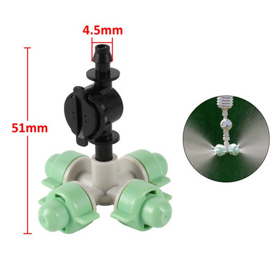 Rippuv tilkumisvastane uduotsik Kastmiskomplekt Aiatalu Niisutussüsteem Vihmutusseade Jahutus Haljastus Niisutuspihusti