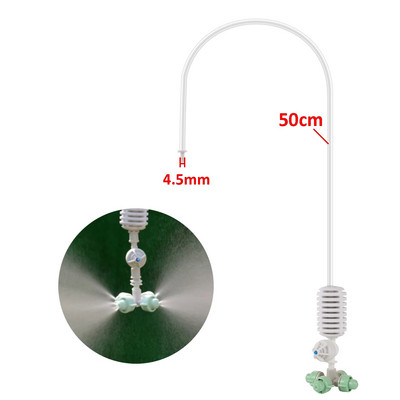 Rippuv tilkumisvastane uduotsik Kastmiskomplekt Aiatalu Niisutussüsteem Vihmutusseade Jahutus Haljastus Niisutuspihusti