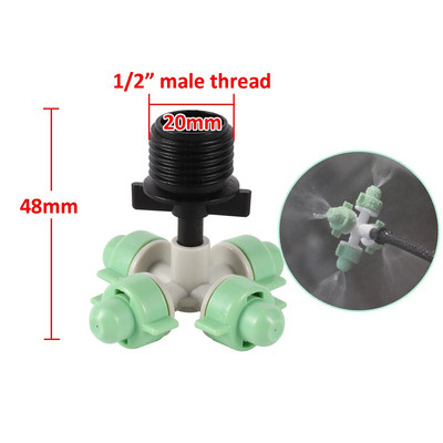 Rippuv tilkumisvastane uduotsik Kastmiskomplekt Aiatalu Niisutussüsteem Vihmutusseade Jahutus Haljastus Niisutuspihusti