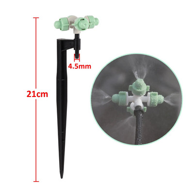 Rippuv tilkumisvastane uduotsik Kastmiskomplekt Aiatalu Niisutussüsteem Vihmutusseade Jahutus Haljastus Niisutuspihusti