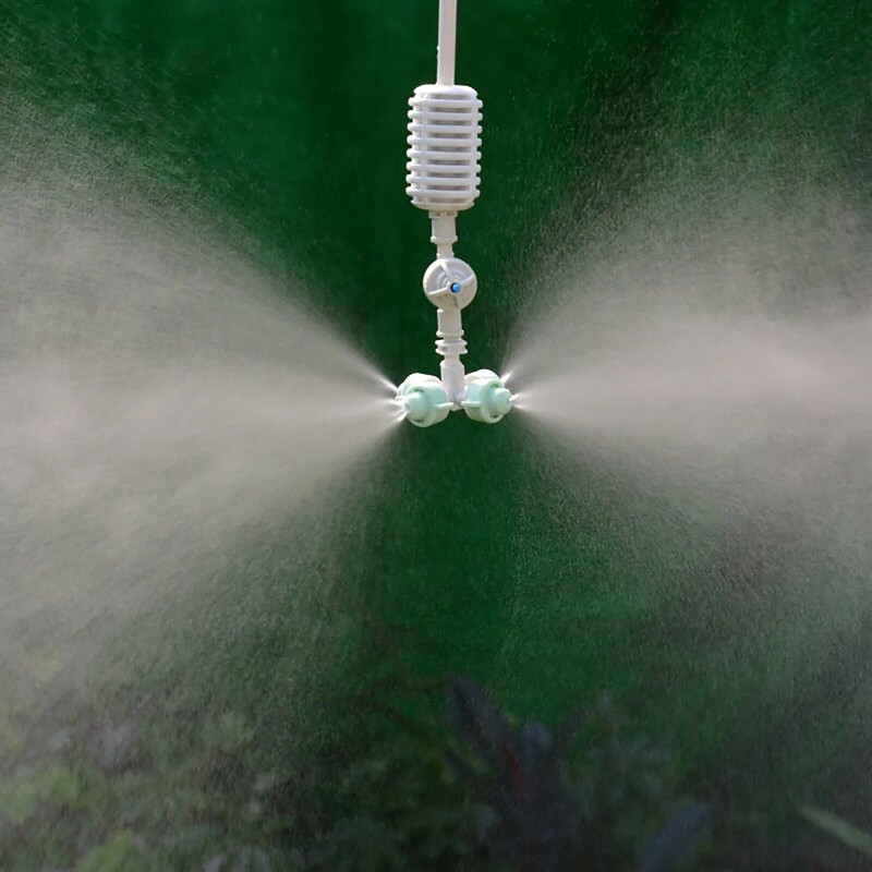 Rippuv tilkumisvastane uduotsik Kastmiskomplekt Aiatalu Niisutussüsteem Vihmutusseade Jahutus Haljastus Niisutuspihusti