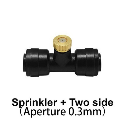 Niskotlačni brzi čep Mlaznica za finu atomizaciju Vrtlarstvo Atomizacija Dezinfekcija i hlađenje 6 mm PE cijev za vodu