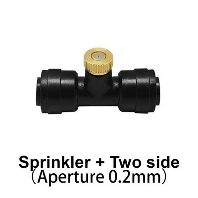 Niskotlačni brzi čep Mlaznica za finu atomizaciju Vrtlarstvo Atomizacija Dezinfekcija i hlađenje 6 mm PE cijev za vodu