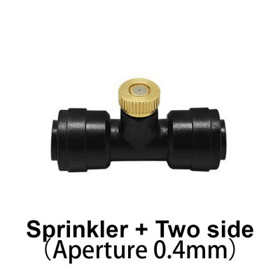 Niskotlačni brzi čep Mlaznica za finu atomizaciju Vrtlarstvo Atomizacija Dezinfekcija i hlađenje 6 mm PE cijev za vodu