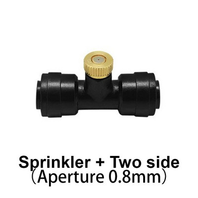 Niskotlačni brzi čep Mlaznica za finu atomizaciju Vrtlarstvo Atomizacija Dezinfekcija i hlađenje 6 mm PE cijev za vodu