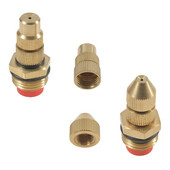 Muška mjedena prskalica za maglu 1/2 mlaznica Ženska vrtna prskalica za maglu Sustav hlađenja za bakreno zamagljivanje 1 kom