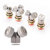 Duză pentru pulverizator de grădină din alamă 1/4" 1/2" cu 1/2/3 orificii Sprinkler de apă pentru irigarea grădinii pentru fiting de pulverizare de atomizare a pesticidelor