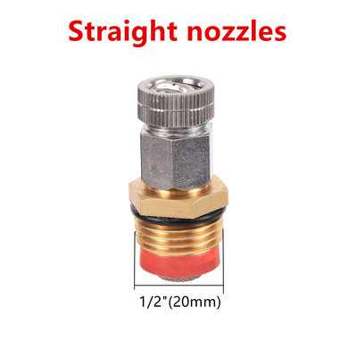 Duză pentru pulverizator de grădină din alamă 1/4" 1/2" cu 1/2/3 orificii Sprinkler de apă pentru irigarea grădinii pentru fiting de pulverizare de atomizare a pesticidelor