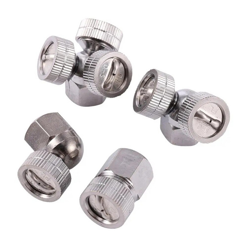 Duză pentru pulverizator de grădină din alamă 1/4" 1/2" cu 1/2/3 orificii Sprinkler de apă pentru irigarea grădinii pentru fiting de pulverizare de atomizare a pesticidelor