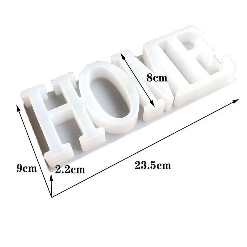 LOVE HOME Litere Mucegai Silicon Cristal Rășină Artă Meșteșuguri DIY Rășină Matrite de turnare Decorarea casei Instrument de fabricare de bijuterii