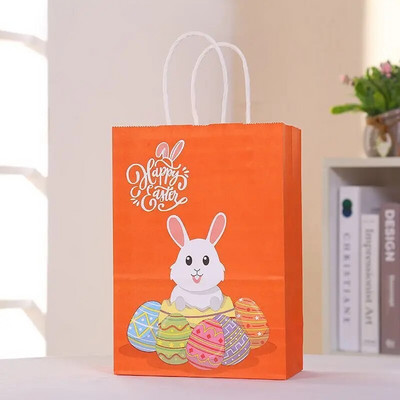 10 kom. Papirnata vrećica Zeko Zec Poklon vrećica za sretan Uskrs Dekoracije dječjih poklona Vrećice za pakiranje kolačića