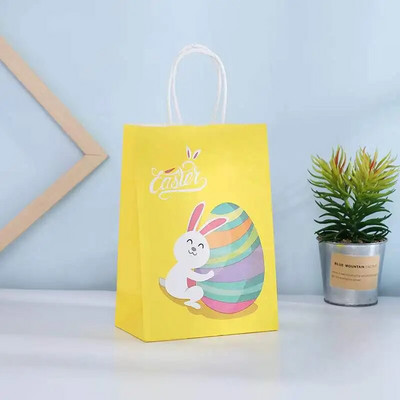 10 kom. Papirnata vrećica Zeko Zec Poklon vrećica za sretan Uskrs Dekoracije dječjih poklona Vrećice za pakiranje kolačića