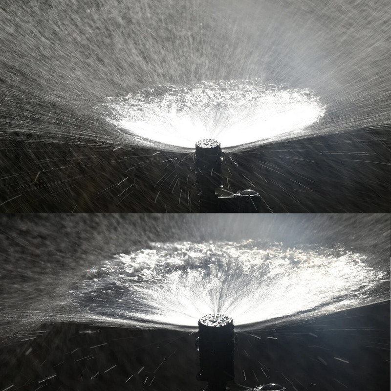 KESLA 20 buc. Sprinklere cu duză de refracție 180 de grade cu conector cu filet de 1/4 inchi sau 4/7 mm pentru irigare prin picurare cu cap de pulverizare pentru Bonsai