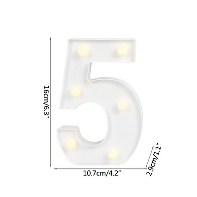 Helendav LED kiri öövalgusti loominguline 26 inglise tähestiku akulamp romantiline pulmapeo kaunistus jõulukink 16cm