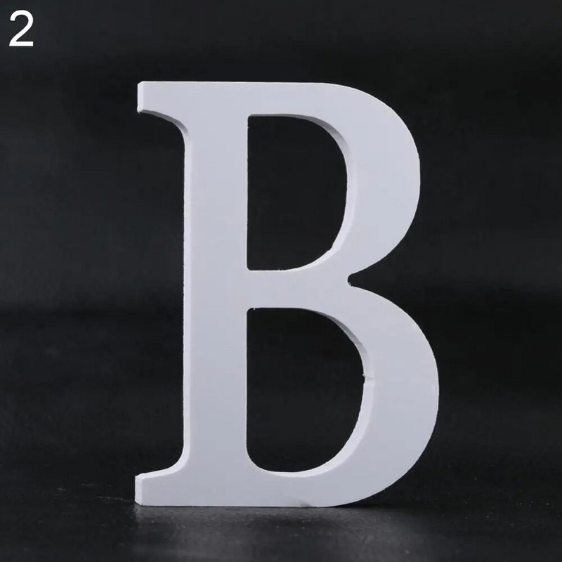 DIY Home Decor Litere albe din lemn Cuvânt alfabet alfabet mireasa petrecere de nunta decor acasă consumabile decor nautic ornamente decorare