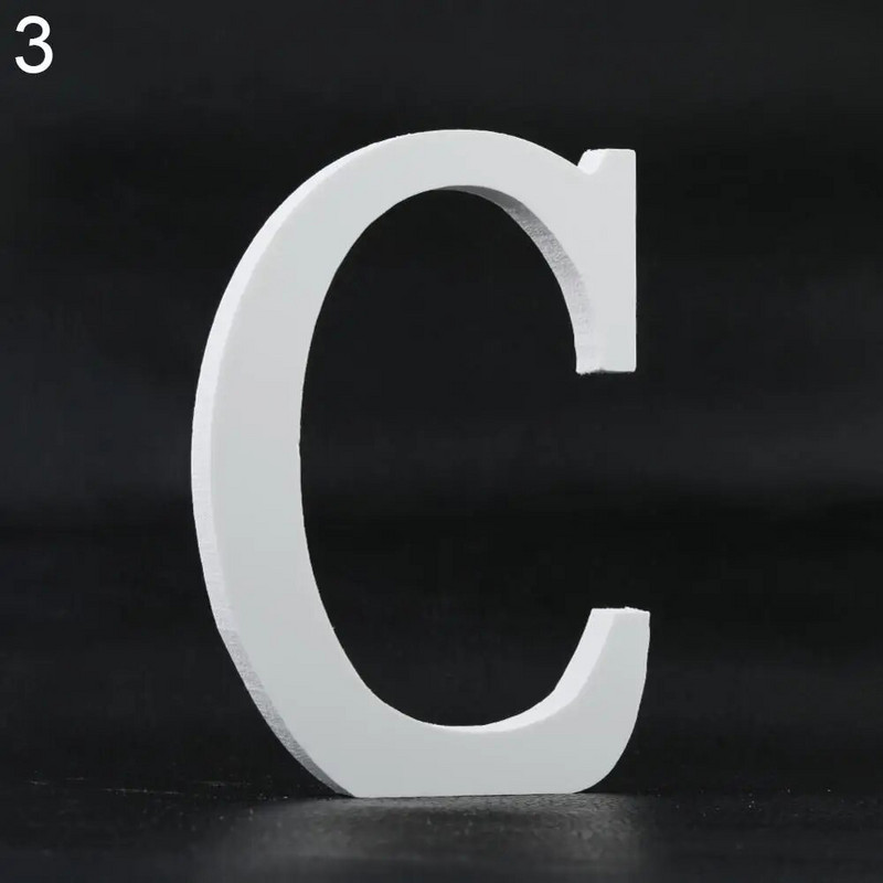 DIY Home Decor Litere albe din lemn Cuvânt alfabet alfabet mireasa petrecere de nunta decor acasă consumabile decor nautic ornamente decorare