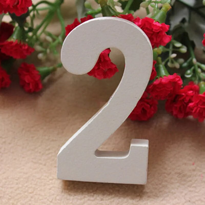 Drveni ukras od 26 slova Merry Christmas Love Home Cafe Bijela abeceda Drveni dekor Diy Samostojeći Personalizirani dizajn imena