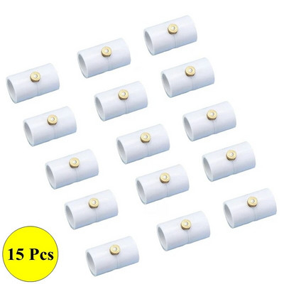 5 ~ 15 buc. Pulverizator din PVC pentru grădină de legume, curte, udare, țeavă din PVC, sistem de aburire, poate DIY, țeavă de concatenare, duze de pulverizare de apă