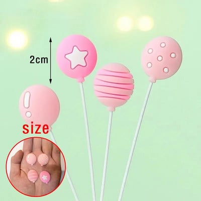 Decoratiuni pentru tort de aniversare, drăguț, roz, urs albastru, bile de tren, inserare, pentru tort, băiat, fată, 1-a aniversare, pentru baby shower