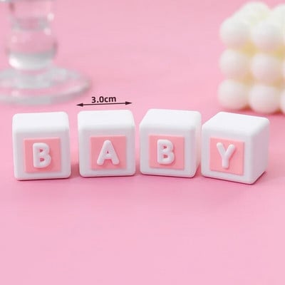 Decoratiuni pentru tort de aniversare, drăguț, roz, urs albastru, bile de tren, inserare, pentru tort, băiat, fată, 1-a aniversare, pentru baby shower