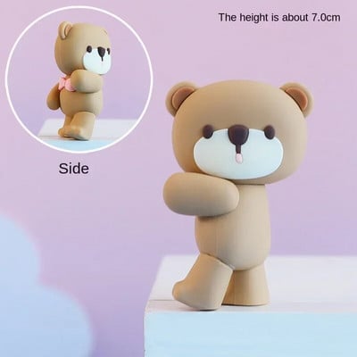 Decoratiuni pentru tort de aniversare, drăguț, roz, urs albastru, bile de tren, inserare, pentru tort, băiat, fată, 1-a aniversare, pentru baby shower