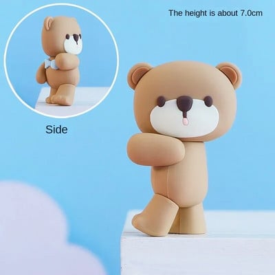 Decoratiuni pentru tort de aniversare, drăguț, roz, urs albastru, bile de tren, inserare, pentru tort, băiat, fată, 1-a aniversare, pentru baby shower