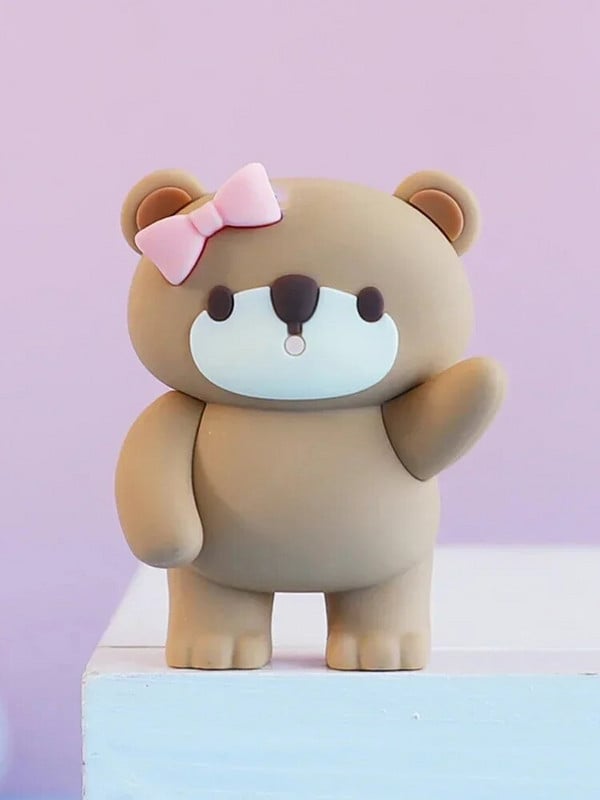 Decoratiuni pentru tort de aniversare, drăguț, roz, urs albastru, bile de tren, inserare, pentru tort, băiat, fată, 1-a aniversare, pentru baby shower