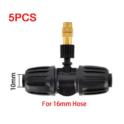 5 tk 8 tüüpi mikrotilgakastmist, udu messingist düüs aiapihusti jahutusosad vasest sprinkler koos pistikuga