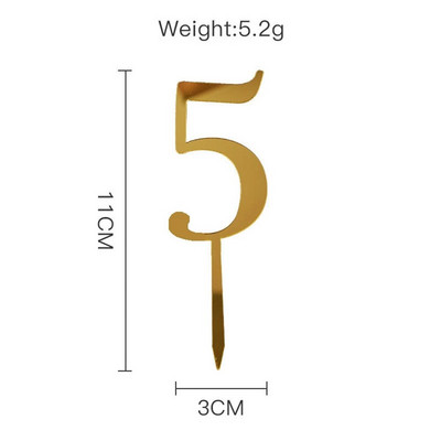 10 vienetų torto puošmenos nuo 0 iki 9 metų aukso numerių gimtadienio torto puošmena 0-9 numerių torto puošmena gimtadienio vakarėliams