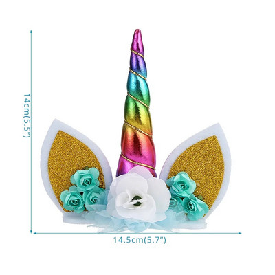 Cyuani ükssarviku sünnipäevakoogi tiibade kaunistus Multifilm Ükssarviku tordikatted sünnipäevapeokaunistus lastele koogiümbrised koogikatted