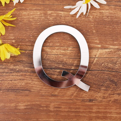 3D DIY akrüül inglise tähtedega seinakleebis Isikupärastatud nimi Isekleepuvad peeglikleebised pulmade sünnipäevaks kodukaunistuseks