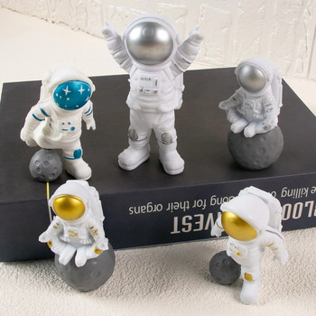 Астронавт Космос Торти за торта Космос Фигурки на астронавт Планета Ракета Вложка за торта Детски принадлежности за рожден ден Бебешки празник