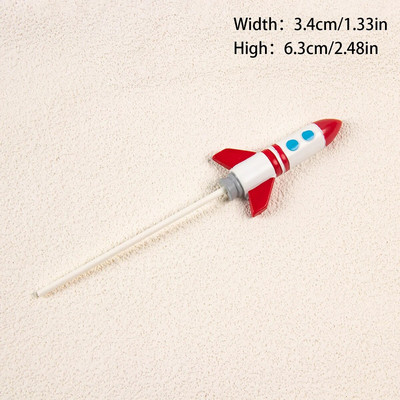 Svemirski vrhovi za torte Svemirski svemir Figurice astronauta Planet Raketa Umetak za tortu Potrepštine za dječju rođendansku zabavu Baby Shower