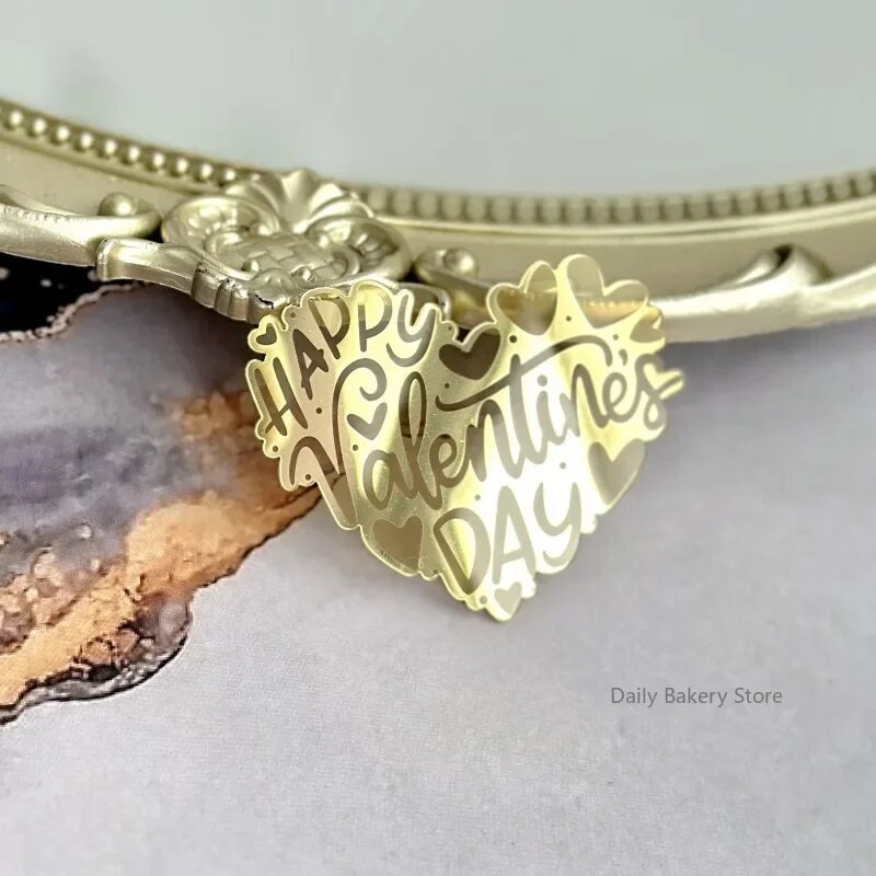 10 tk/komplekt Head sõbrapäeva tassikoogi pealistükid Stiil Armastus Südamemärgistus Akrüülist koogipealne Pulmapeo Magustoidu kaunistus