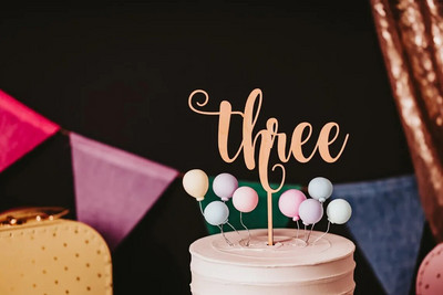 Uus puidust 1. püha sünnipäeva tordipealne, üks kaks kolme, beebide sünnipäevapeo tarvikud, koogikaunistused